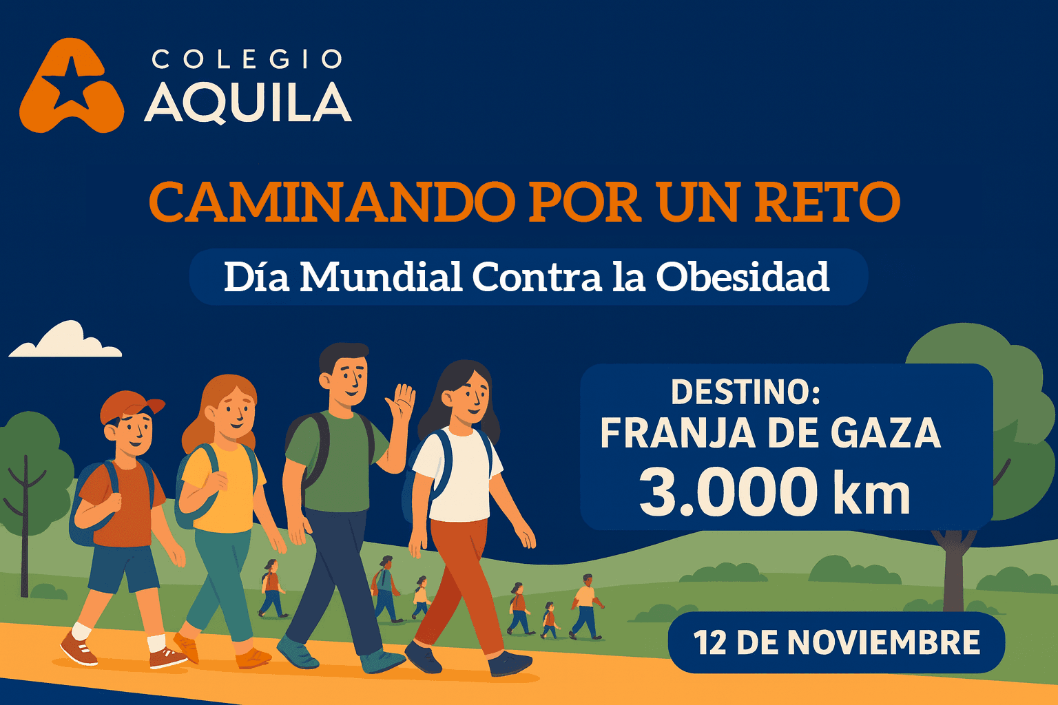 Caminando por un reto