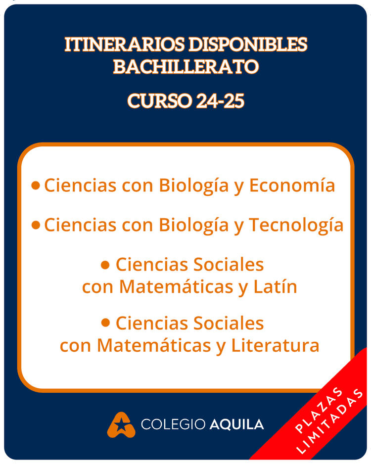 Plazas Bachillerato 2024-2025